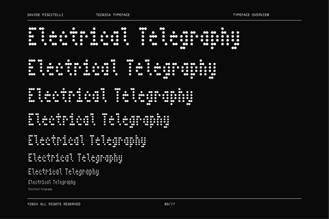 Tecnica - Free Dot Matrix Display Font - Pixel Surplus