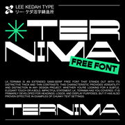 Ternima - Free Extended Sans Serif Font
