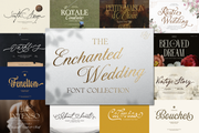 The Enchanted Wedding Font Collection