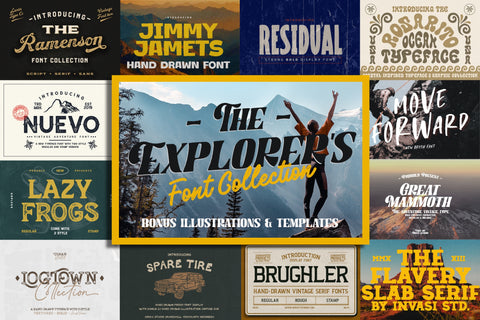 The Explorer's Font Collection