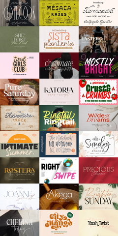The Flawless Font Duo Collection