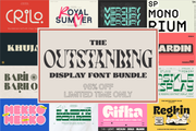 The Outstanding Display Font Bundle