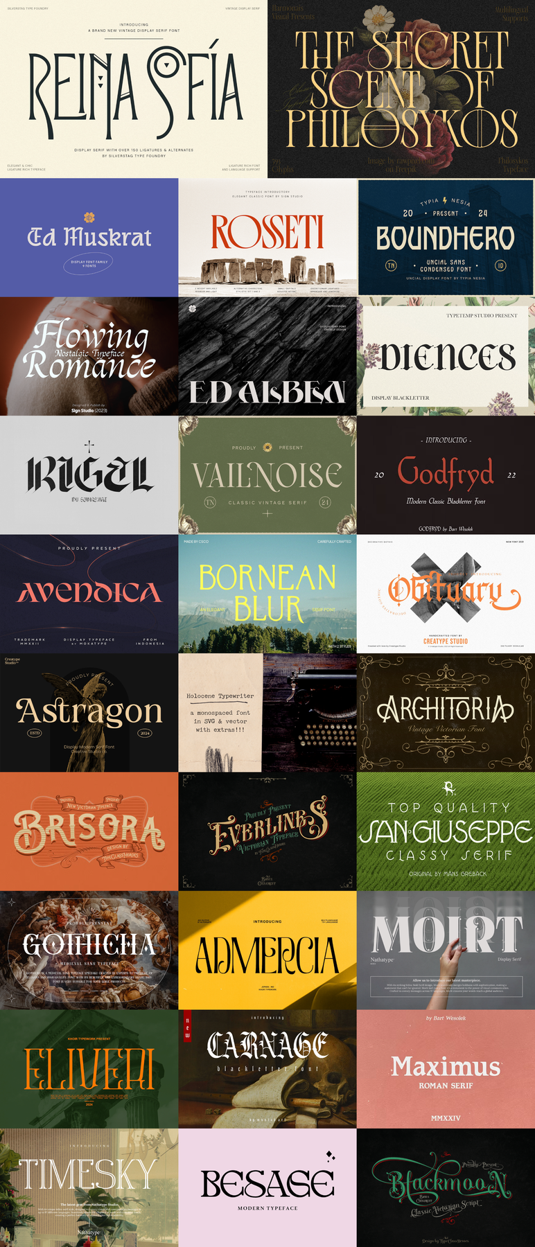 The Traditional Type Collection – Pixel Surplus