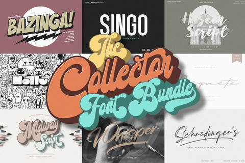 The Collector | Layered Font Bundle