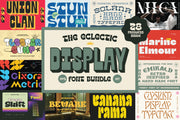 The Eclectic Display Font Bundle