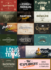 The Explorer's Font Collection - Pixel Surplus