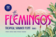 The Flemingos - Tropical Summer Font