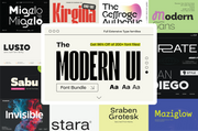 The Modern UI Font Bundle