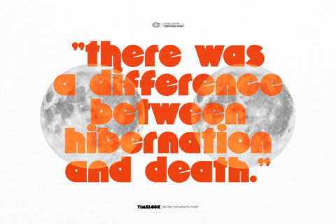 Timelock - Retro Futuristic Font