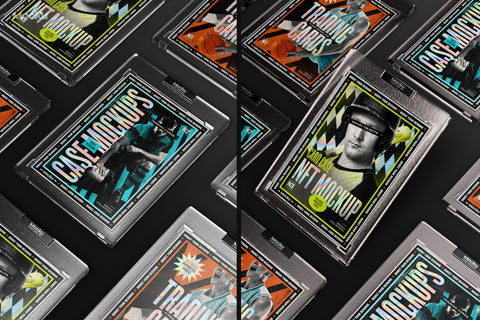 Trading Cards Mockups - Vol.01 - Pixel Surplus