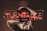 Turntable - Retro Display Font