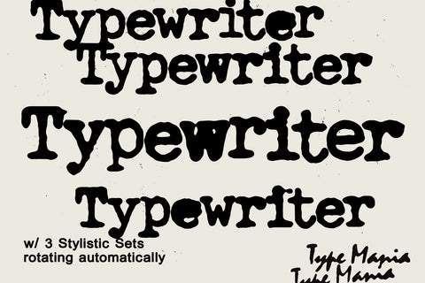50 TYPE MANIA FONTS // 50% OFF!