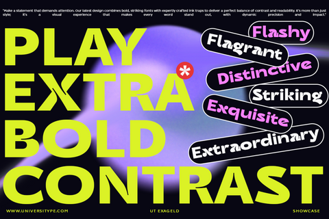 UT Exageld - A Sexy Bold Sans