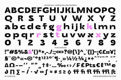 UT Exageld - A Sexy Bold Sans