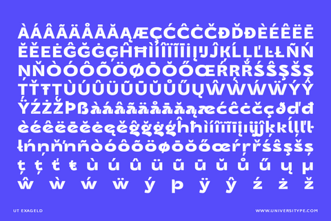 UT Exageld - A Sexy Bold Sans