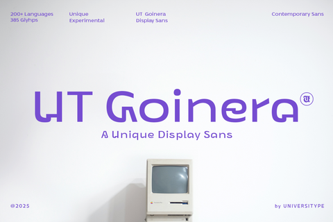 UT Goinera - A Unique Display Sans
