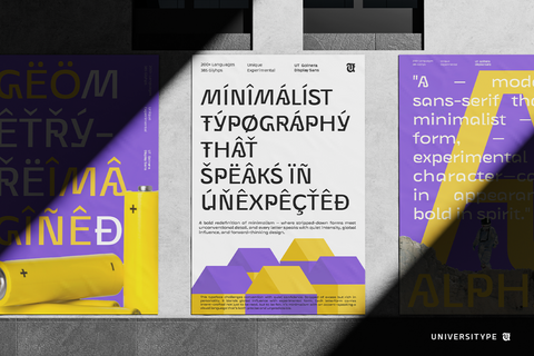 UT Goinera - A Unique Display Sans