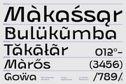 UT Goinera - A Unique Display Sans