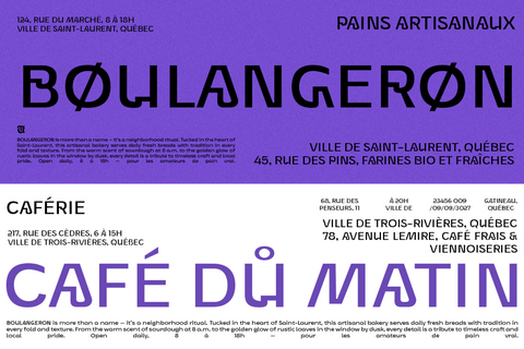 UT Goinera - A Unique Display Sans