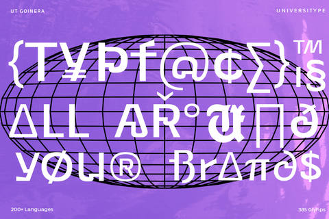 UT Goinera - A Unique Display Sans