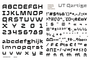 UT Qartige -A Techno-futuristic Typeface