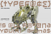 UT Qartige -A Techno-futuristic Typeface