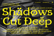 UT Shadigo - A Sharp Display Font