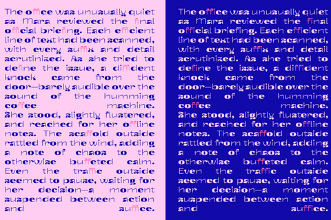 UT Yathokie - A Random-stroke Display Font