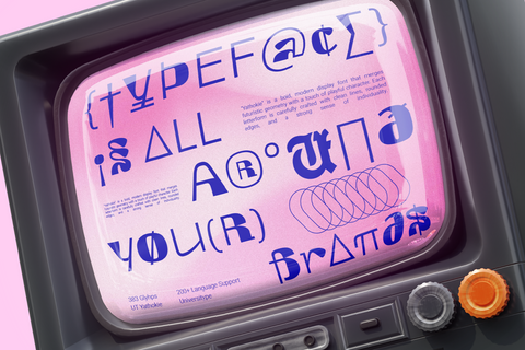UT Yathokie - A Random-stroke Display Font