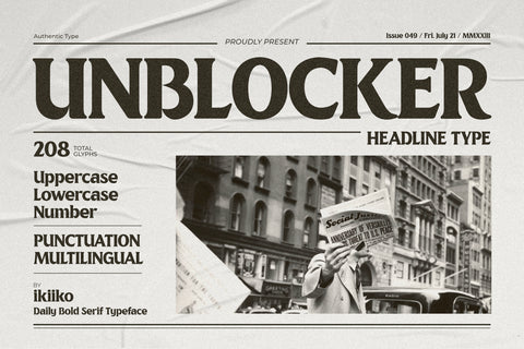 Unblocker - Headline Type