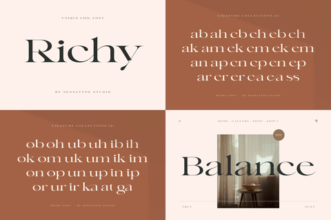 Unique & Classy Modern Font Bundle