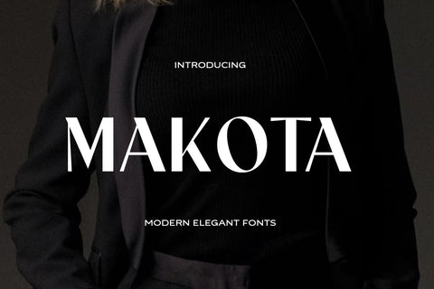 Makota Modern Font