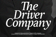 GC Driver Company - Serif Italic
