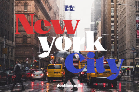 Ridie – Bold Display Serif