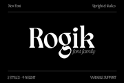 Rogik - Expressive Serif Font Family