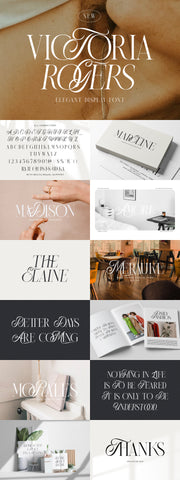 The Enchanted Wedding Font Collection