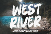 West River - Bold Brush Font