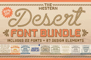 The Western Desert Font Bundle