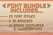 The Western Desert Font Bundle