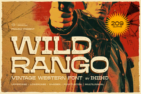 Wild Rango - Vintage Western Font