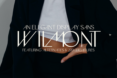 Wilmont - Elegant Sans Serif Ligature Font