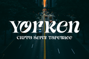 Yorken - Curvy Modern Serif Typeface