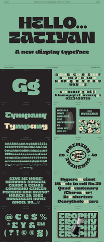 The Inspired Display Font Bundle