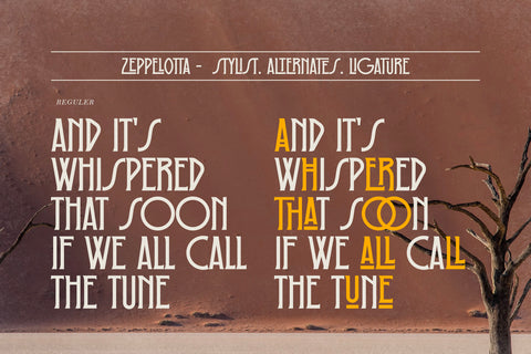 Zeppelotta - Classic Art Deco Type