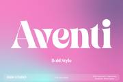 Aventi - Bold