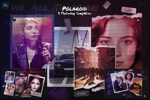 Polaroid Photo Templates