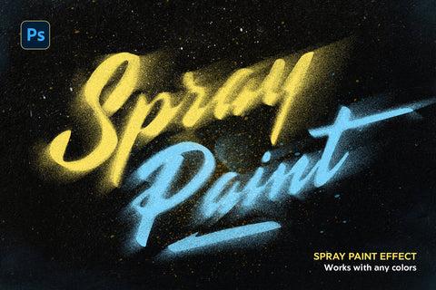 Spray Paint Text Effects