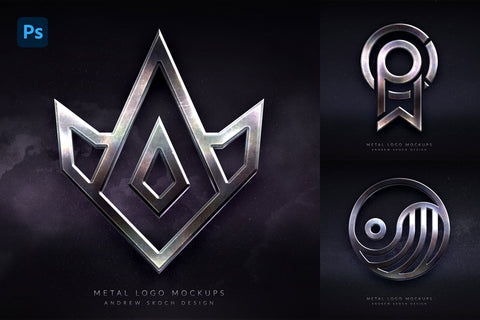 Metal Logo Mockups