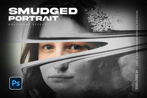 Smudged Portrait Photoshop Effect