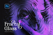 Fractal Glass Photo Effect